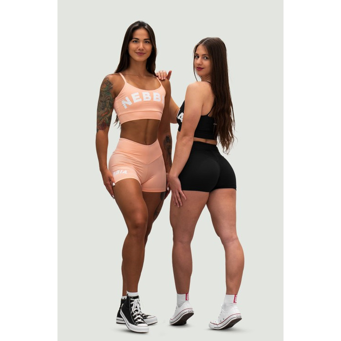 Шорти Nebbia High Waisted Shorts 5″ GYM HERO Salmon 582