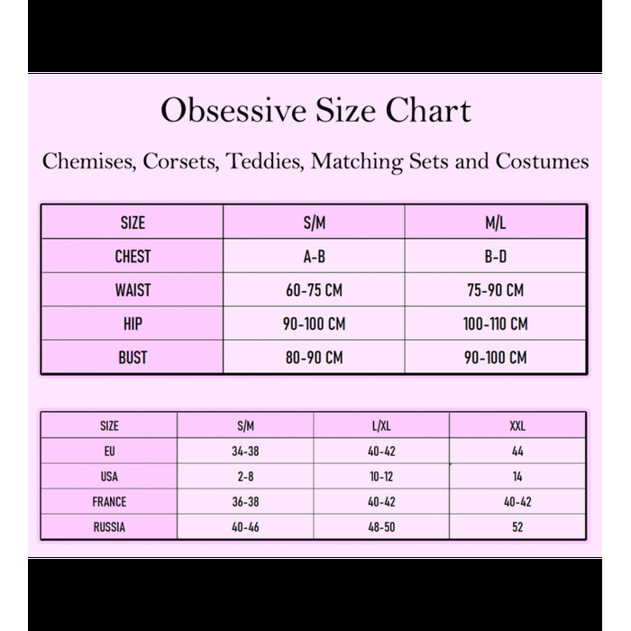 Стринги Obsessive Contica stringi otwarte L/XL