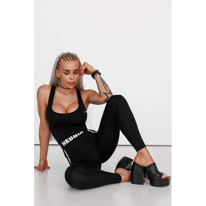 Майка Sporty Slim Fit Crop Tank Top 422 Black
