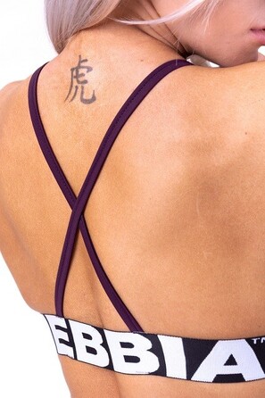 Топ Nebbia Triangle Mesh mini top 692 Bordo