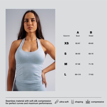 Майка Nebbia Halter Top with Built-in Bra PRIMAL Dark Green 863