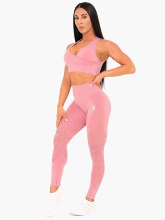 Леггинсы Ryderwear Geo Seamless High Waisted Leggings Pink