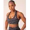 Топ Ryderwear Zebra Seamless Sports Bra - Grey Marl/Black Zebra