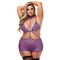 STRAPPY MINI DRESS & G-STRING SET, XL