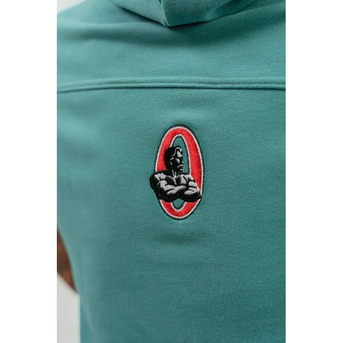 Безрукавка Nebbia Hooded T-shirt Gym Rag top CHAMPION Green 706