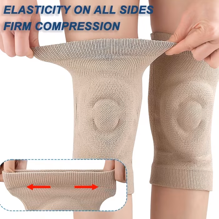 Наколінники класичні з гелевою вставкою Беж