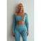 ТОП SKY BLUE TOP OFF THE SHOULDER 14674
