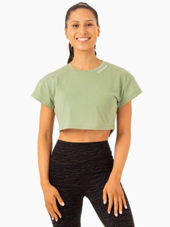 Топ Energy Cap Sleeve T-Shirt - Jade Green