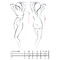Корсет та стрінги HERA CORSET light pink S/M - Passion
