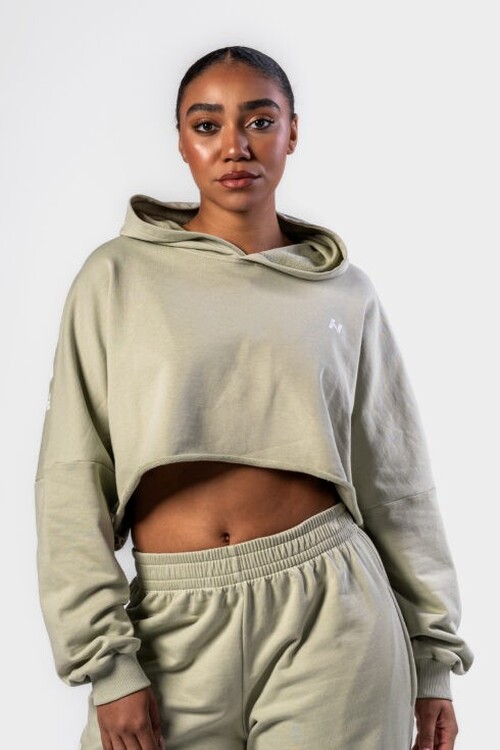 Худі Nebbia Oversized Hoodie OWN YOUR POWER Light Green 433