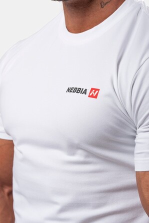 ФУТБОЛКА MINIMALIST LOGO NEBBIA T-SHIRT WHITE 291