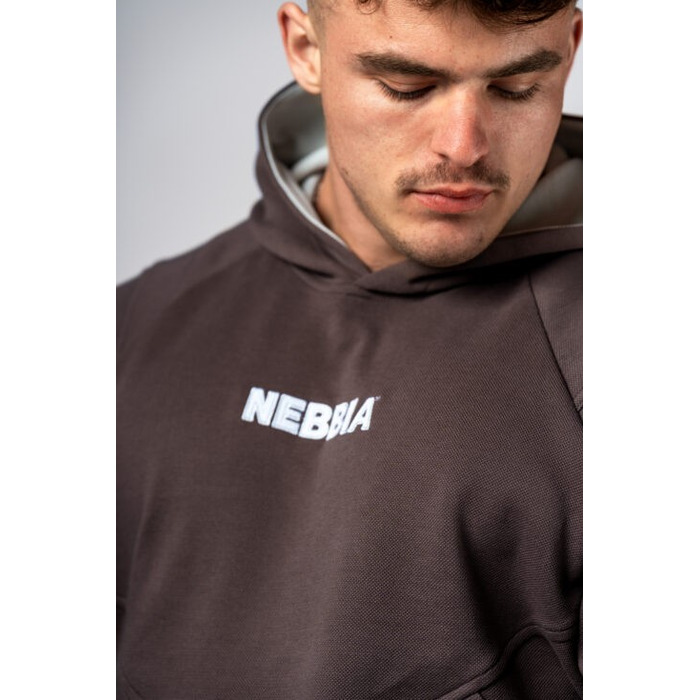 Худі чоловіча Nebbia Training Hoodie HERO Brown 300