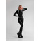 Комбінезон FZ Black Jumpsuit with Sleeve and Shine Thongs MAC14652