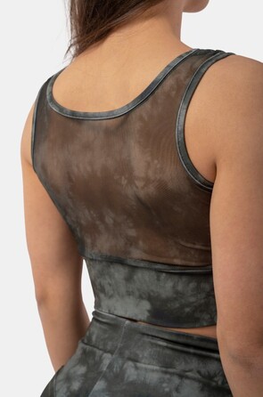 ТОП ECO CAMO GREEN MESH SPORTS BRA 'BREATHE” 411