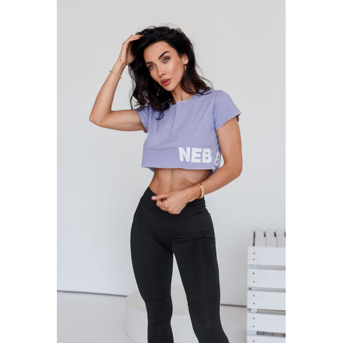 Топ Nebbia Oversized Crop Top Powerhouse Light Purple 279