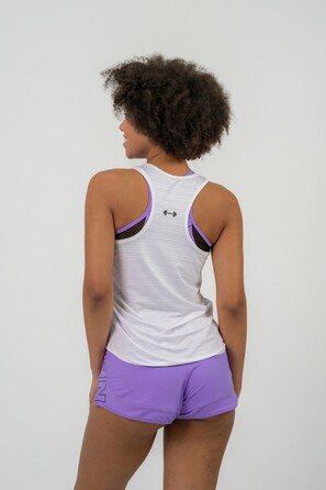 Майка FIT Activewear Tank Top 'Airy” with Reflective Logo White 439