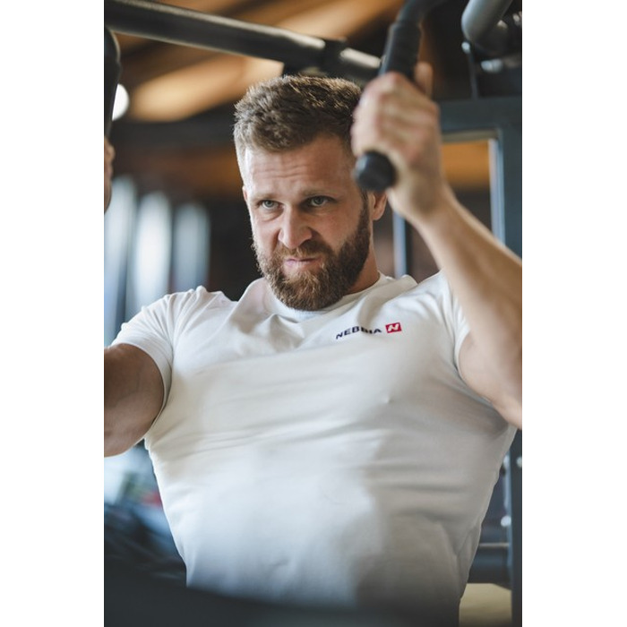 ФУТБОЛКА MINIMALIST LOGO NEBBIA T-SHIRT WHITE 291