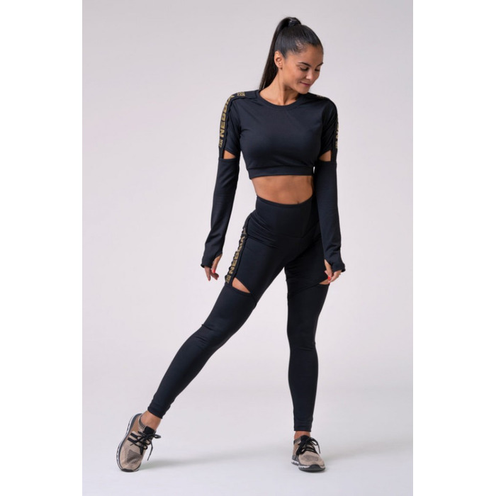 Топ Honey Bunny crop top 821 Black