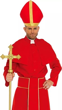 Костюм Кардинал чоловічий Leg Avenue Costume Cardinal Red ML