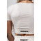 Топ Nebbia Shaping Crop Top FLOW SEAMLESS Cream 499
