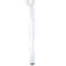 Сапоги Pleaser Adore-3000HWR, каблук 7 дюймов, эластичный ботинок PF 2 3/4 дюйма, молния сбоку, белые