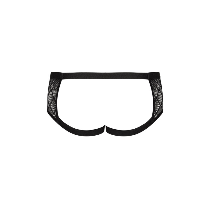 Мужские трусы с открытыми ягодицами Obsessive Severio черные, L/XL