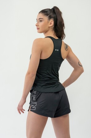 Майка FIT Activewear Tank Top 'Airy” with Reflective Logo Black 439