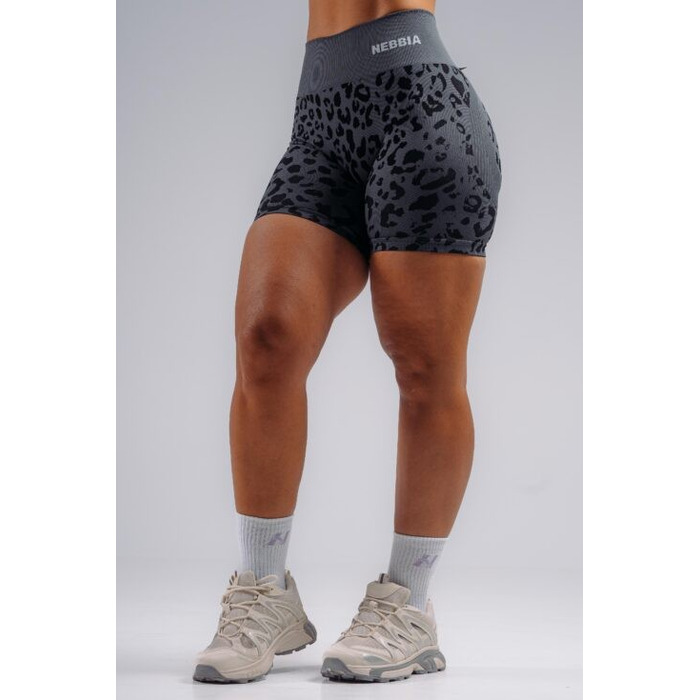 Шорти Nebbia Push-Up Compression Leopard Shorts PRIMAL Black Leopard 856