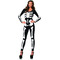 Костюм скелета, світиться у темряві Leg Avenue Womens Skeleton Bodysuit Halloween, розмір S