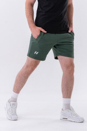 Шорти Relaxed-fit Shorts with Side Pockets DARK GREEN 319