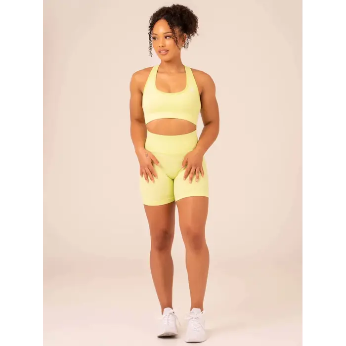 Топ Ryderwear Zebra Seamless Sports Bra - Lime Zebra