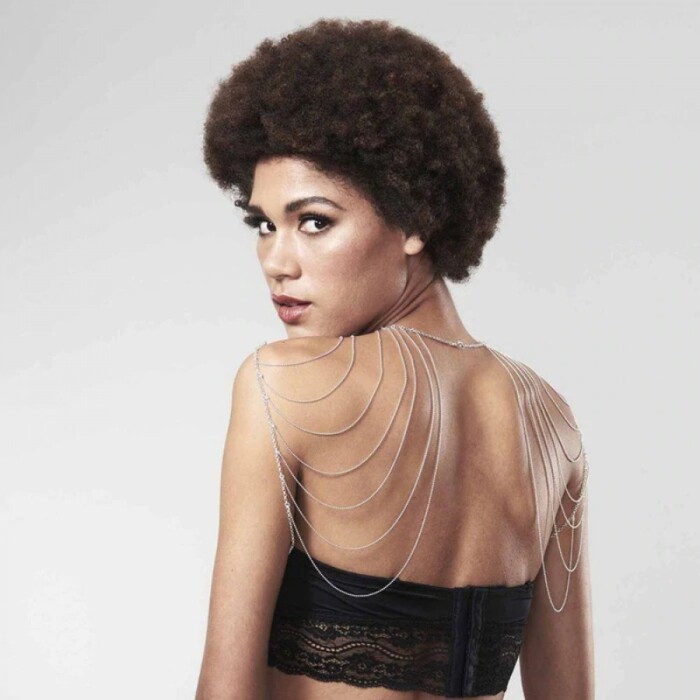 Цепочка на плечи Bijoux Indiscrets серебристая