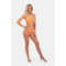КУПАЛЬНІ Nebbia ТРУСИКИ HIGH CUT V-SHAPE BIKINI BOTTOM ORANGE NEON 455
