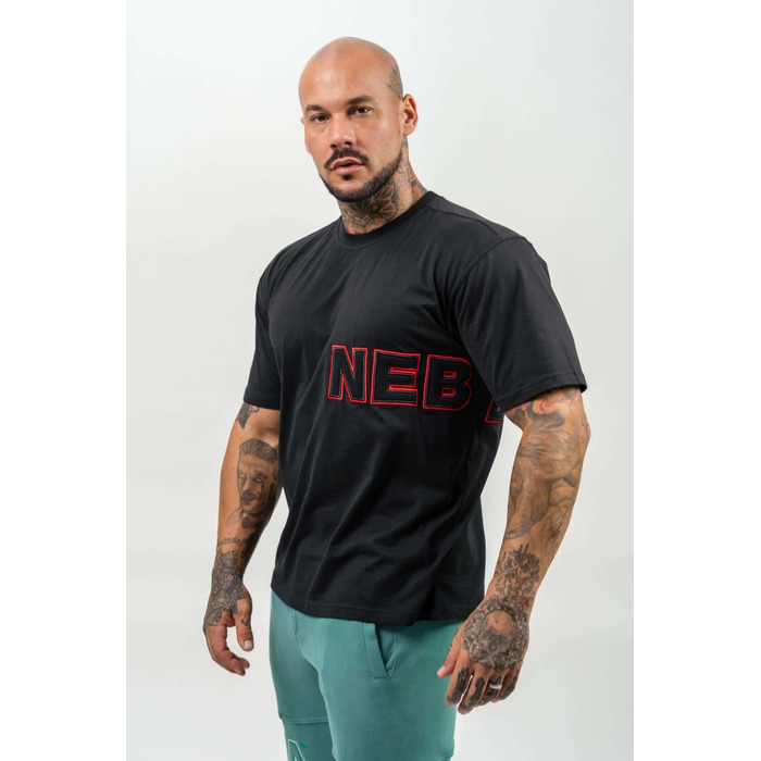 Футболка Nebbia Loose T-shirt DEDICATION Black 709