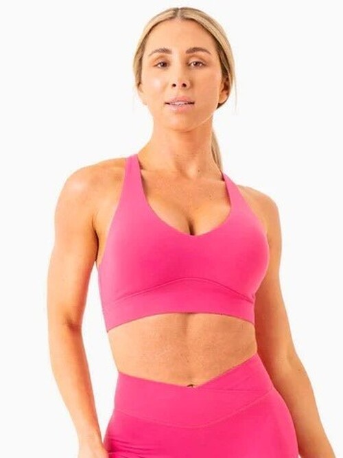 Топ NKD Cross Over Sports Bra - Fuscia