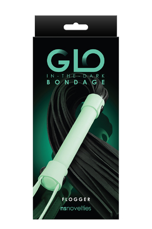 Флогер светящийся NS Novelties GLO BONDAGE FLOGGER