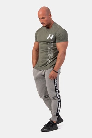 ФУТБОЛКА VERTICAL LOGO NEBBIA T-SHIRT KHAKI 293