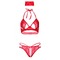 Комплект з відкритим доступом та маскою Daring Intimates, червоний, S/M