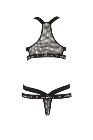 Комплект білизни в сіточку, S/M чорний ARIN SET - Passion