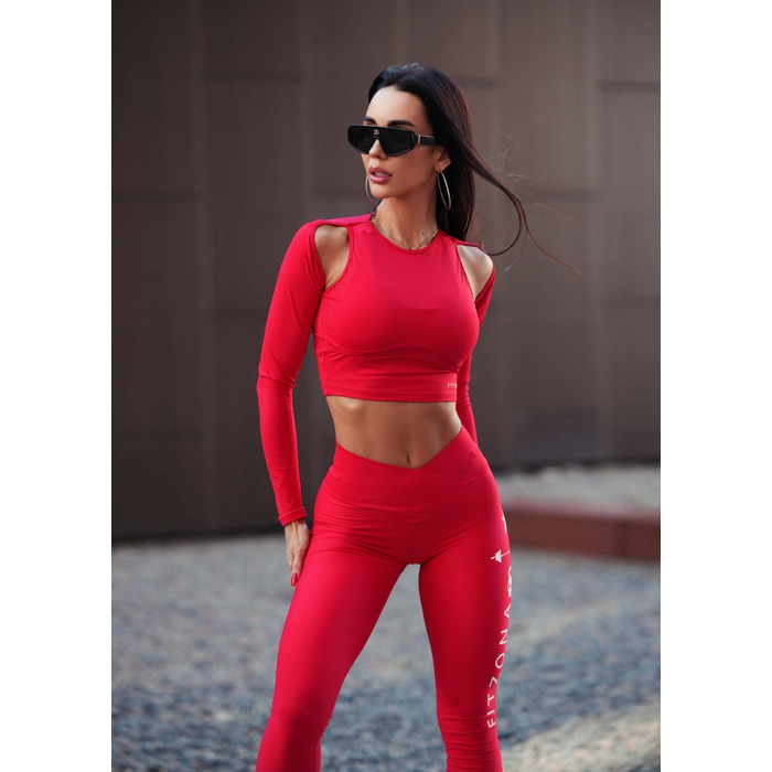 Легінси Fitzona Legging Fitness Red CALFTZ004R