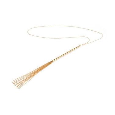 Намисто з довгим металевим ланцюжком Bijoux Indiscrets, золотисте