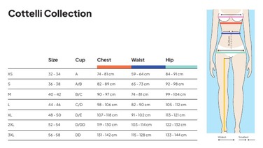 Боди с молнией на промежности Cottelli Body Bondage в БДСМ стиле, черное, 2XL