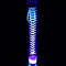 Boots Pleaser Delight-2000SK-02 **Каблук 6 дюймов, высота 3,5 см, высокие кроссовки до колена, шнуровка, молния сзади, черно-белые
