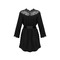 Халат чорний Obsessive Bellastia peignoir XS/S