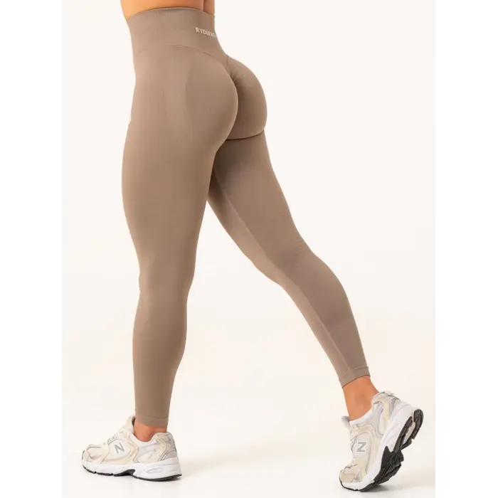 Леггинсы Ryderwear Lift BBL Scrunch Seamless Leggings - Deep Taupe