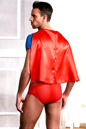 Чоловічий еротичний костюм Sunspice Супермена, O/S