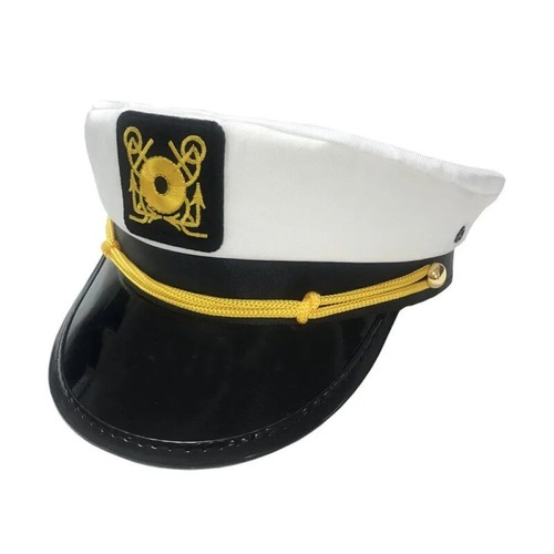 Кепка моряка для ролевых игр Sunspice белая, One Size