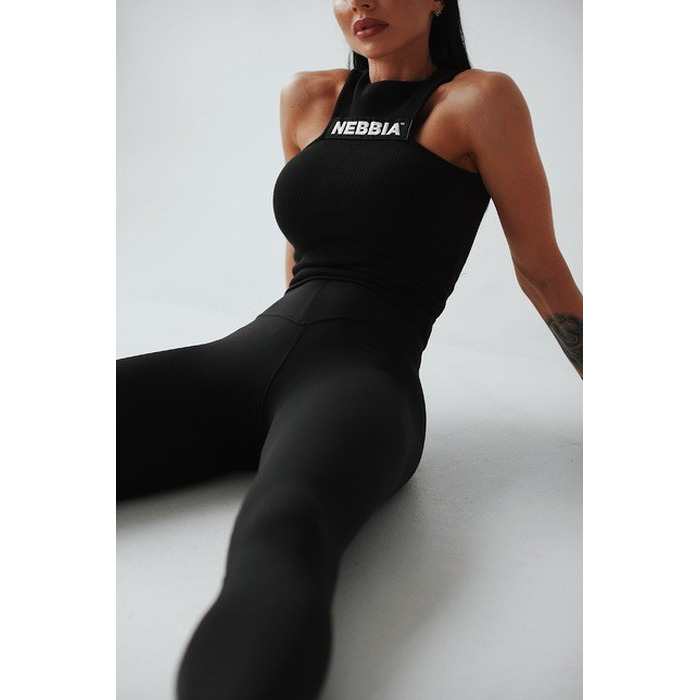 Майка SPORTS NEBBIA LABELS CROP TOP 516 BLACK