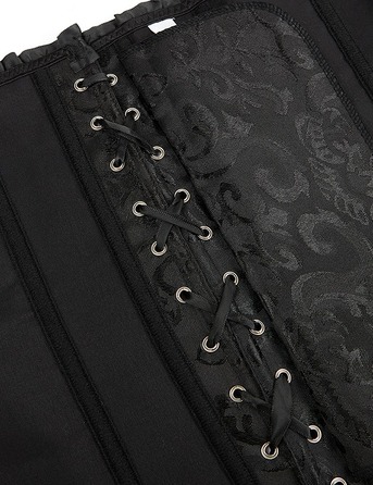 Сексуальный корсетный топ Star Night с цветочным узором, черный, XL (без коробки)