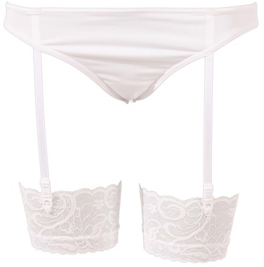 Костюм школьницы в клетку Cottelli Collection Schoolgirl Set с глубоким декольте, M